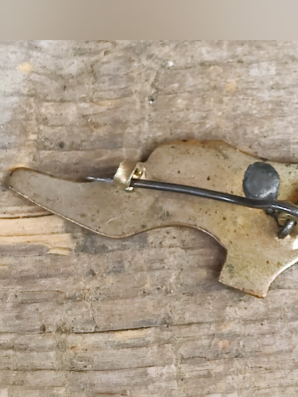 Antique Victorian Mother Of Pearl Shoe Pin - Picture 3 of 4